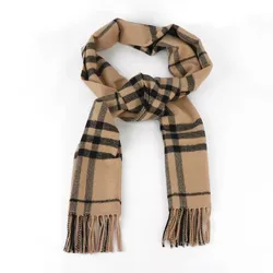 Khăn Quàng Cổ Burberry Check Kẻ Màu Nâu