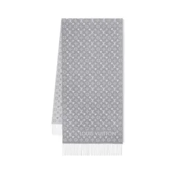 Khăn Quàng Cổ Louis Vuitton LV M77641 Game On Scarf Màu Xám