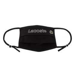 Khẩu Trang Lacoste Live Cotton Washable Printed Mask RF7348 031 Màu Đen