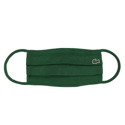 Khẩu Trang Lacoste Unisex L.12.12 Cotton Pique' Face Protection Mask RF6002 132 Màu Xanh Lá