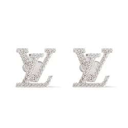 Khuyên Tai Nữ Louis Vuitton LV Iconic M00608 Màu Trắng Bạc