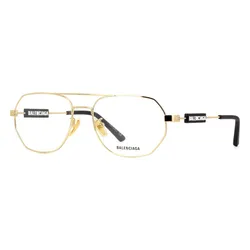 Kính Mắt Cận Balenciaga BB0339O 002 Màu Đen - Vàng