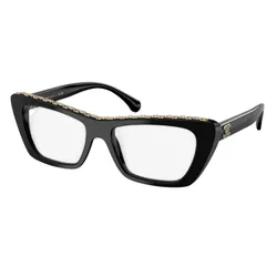 Kính Mắt Cận Nữ Chanel 0CH3480 C622 Black Eyeglasses Màu Đen