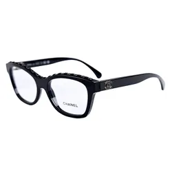 Kính Mắt Cận Nữ Chanel 0CH3482 C888 Black Eyeglasses Màu Đen