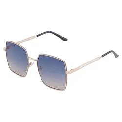 Kính Mát Nữ Guess Blue Gradient Square Ladies Sunglasses GF0419 28W 58 Màu Xanh Blue