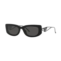 Kính Mát Unisex Prada 0PR 14YS 1AB5S0 Black/Dark Grey Màu Đen Xám