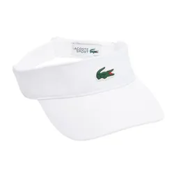 Mũ Nam Lacoste Diamond Taffeta Sport Visor RK8727 55N 001 Màu Trắng