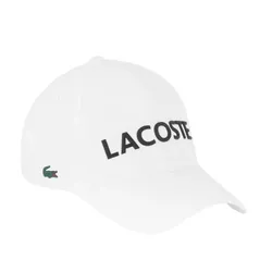 Mũ Unisex Lacoste Baseball Cap RK242E 001 Màu Trắng