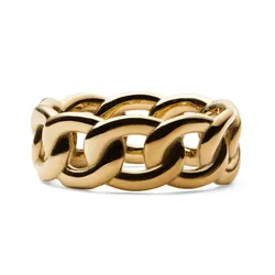 Nhẫn Daniel Wellington Chunky Chain Ring Gold DW00400827 Màu Vàng