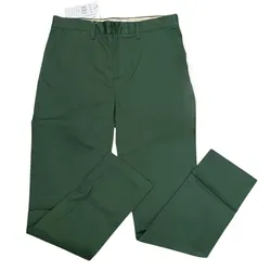 Quần Dài Nam Lacoste Classic Slim Fit Stretch Cotton Trousers Màu Xanh Lá Size 30