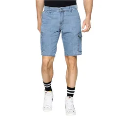 Quần Short Nam Carrera Jeans 6180941A_050 Màu Xanh Nhạt Size 31