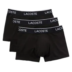Set 3 Quần Lót Nam Lacoste Casual Black Trunks 5H3389 031 Màu Đen Size XS