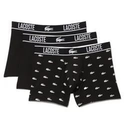 Set 3 Quần Lót Nam Lacoste Jersey Trunk 3 Pack 5H9972 10 MYJ Màu Đen Size XS