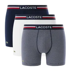Set 3 Quần Lót Nam Lacoste Men's 3-Pack Cotton Boxer Briefs 6H1281 525 Phối Màu Size XS