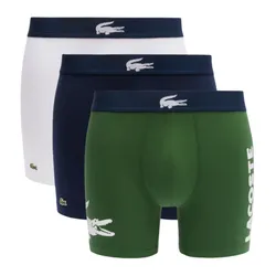 Set 3 Quần Lót Nam Lacoste Men's 3-Pack Cotton Boxer Briefs 6H1295 P52 Phối Màu Size XS