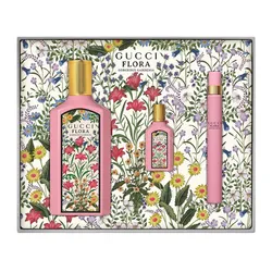 Set Nước Hoa Nữ Gucci Flora Gorgeous Gardenia  EDP 3 Món (100 + 10ml + 5ml)