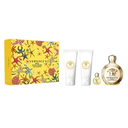 Set Nước Hoa Nữ Versace Eros Pour Femme Set 4 Món