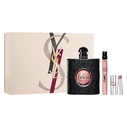 Set Nước Hoa Yves Saint Laurent YSL Black Opium EDP 3 Món (90ml + 10ml + Son Mini YSL Loveshine 44)