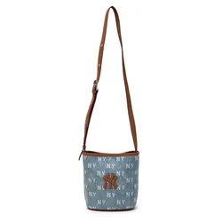 Túi Đeo Chéo MLB Mini Denim Classic Monogram New York Yankees 3ABMMV55N-50BLL Màu Xanh Blue