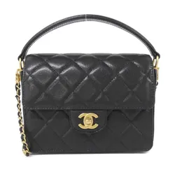 Túi Đeo Chéo Nữ Chanel AS5165 Mini Flap Bag With Handle Decoration Màu Đen