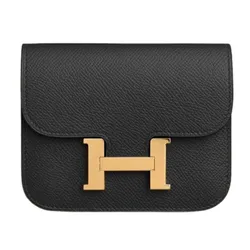 Túi Đeo Chéo Nữ Hermès Constance Slim Bag Màu Đen