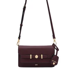 Túi Đeo Chéo Nữ Lyn Andera Wallets On Chain - Dark Red L25FWWB013 Màu Đỏ Đậm