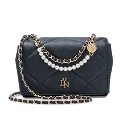 Túi Đeo Chéo Nữ Lyn Ferna Crossbody Bag - Glitter Black LL25FBF007 Màu Đen