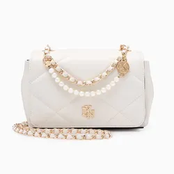 Túi Đeo Chéo Nữ Lyn Ferna Crossbody Bag - Ivory LL25FBF007 Màu Trắng Kem