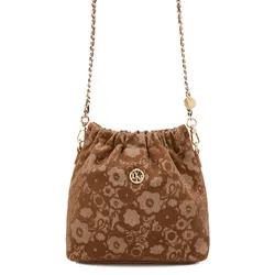Túi Đeo Chéo Nữ Lyn Fontia Bliss Crossbody Bag - Brown LL25FBT632 Màu Nâu