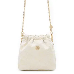 Túi Đeo Chéo Nữ Lyn Fontia Bliss Crossbody Bag - Light Beige LL25FBT632 Màu Trắng Be