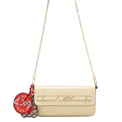 Túi Đeo Chéo Nữ Lyn Glenny Wallet On Chain - Beige L25FWWC011 Màu Be