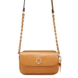 Túi Đeo Chéo Nữ Lyn Jemma Mini Crossbody Bag - Brown L25FBWB021 Màu Nâu