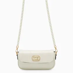 Túi Đeo Chéo Nữ Lyn Molly Crossbody Bag - Off-White LL25FBF013 Màu Trắng