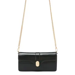 Túi Đeo Chéo Nữ Lyn Rillo Wallets On Chain - Black LL25FWF019 Màu Đen