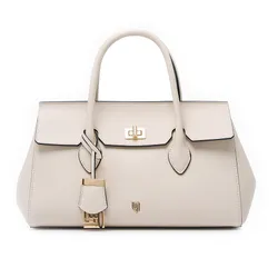 Túi Đeo Chéo Nữ Lyn Sydney Infinite Top Handle M Handbag - Ivory L25FBWA073 Màu Trắng Kem