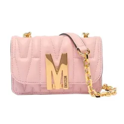 Túi Đeo Chéo Nữ Moschino Heart Motif Sweater Pink Màu Hồng Nhạt