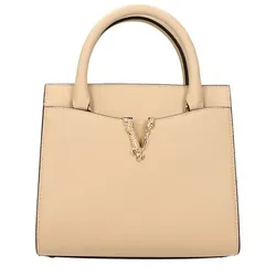 Túi Đeo Chéo Nữ Versace 2Way Visetos Shoulder Bag Màu Be