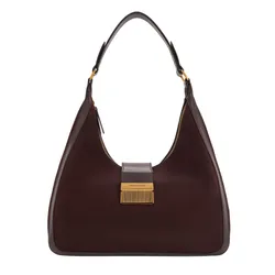 Túi Đeo Vai Nữ Charles & Keith CNK Charlot Recycled Suede Hobo Bag Espresso Brown CK2-40840561-2 Màu Nâu