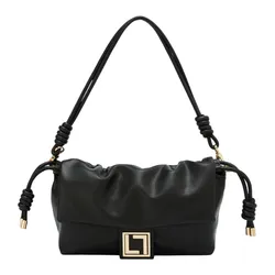 Túi Đeo Vai Nữ Lyn Abigo Shoulder Bag Black LL25FBT640 Màu Đen