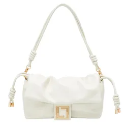 Túi Đeo Vai Nữ Lyn Abigo Shoulder Bag Ivory LL25FBT640 Màu Trắng