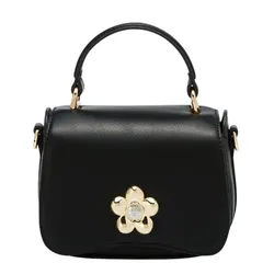 Túi Đeo Vai Nữ Lyn Dakota Mini Shoulder Bag Black LL25FBT621 Màu Đen