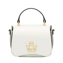 Túi Đeo Vai Nữ Lyn Dakota Mini Shoulder Bag Ivory LL25FBT621 Màu Trắng