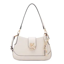 Túi Đeo Vai Nữ Lyn Dasha Shoulder Bag Light Beige LL25CBF295 Màu Kem