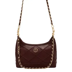Túi Đeo Vai Nữ Lyn Jaylen S Shoulder Bag Dark Red LL25FBF010 Màu Đỏ