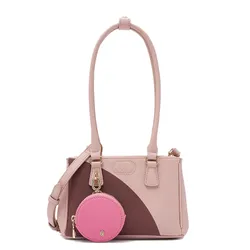 Túi Đeo Vai Nữ Lyn Maddie W/Pocket Shoulder Bag - Printed Nude LL25FBM600 Màu Hồng Nude