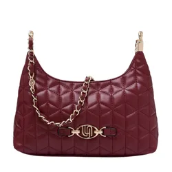 Túi Đeo Vai Nữ Lyn Madison Infinite Shoulder Bag Dark Red L25FBWA066 Màu Đỏ
