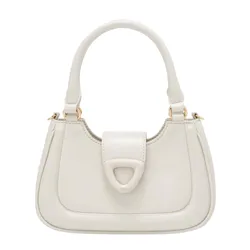 Túi Đeo Vai Nữ Lyn Matric Shoulder Bag Light Grey LL25FBS004 Màu Xám Trắng