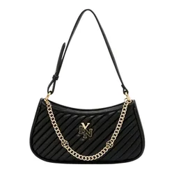 Túi Đeo Vai Nữ Lyn Pleat Brighton Shoulder Bag Black L25FBWB010 Màu Đen