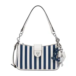 Túi Đeo Vai Nữ Lyn Re-Edit Wonder Ray S Shoulder Bag L25FBWA049 Màu Xanh/Trắng