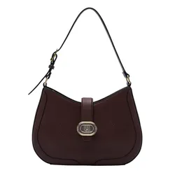 Túi Đeo Vai Nữ Lyn Tart Infinite M Shoulder Bag Dark Brown L25FBWB049 Màu Nâu